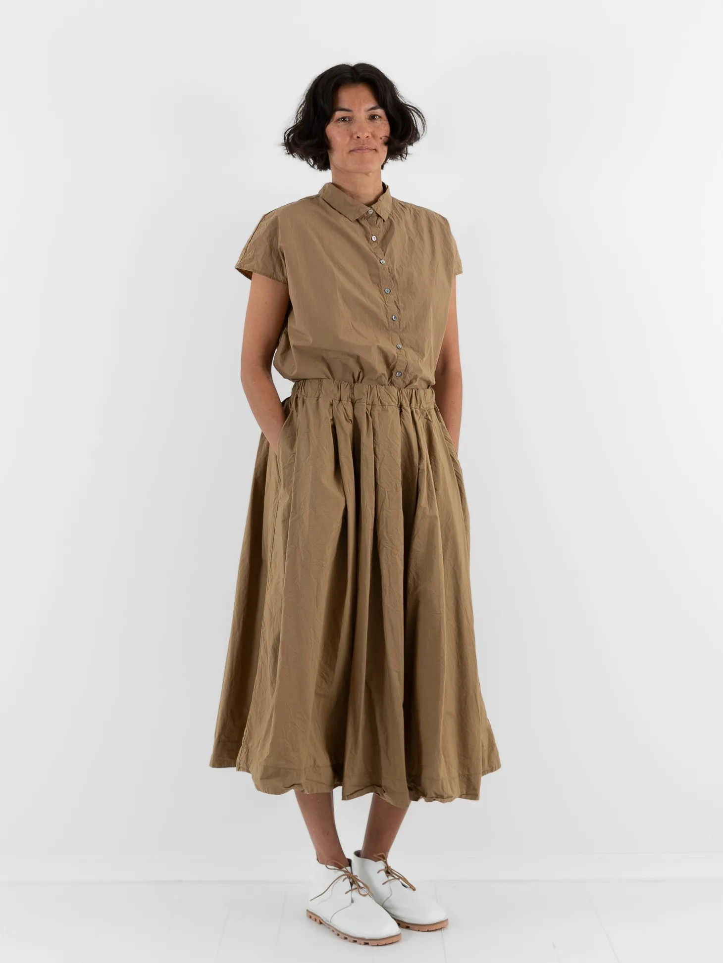 Album Di Famiglia Pleated Long Skirt