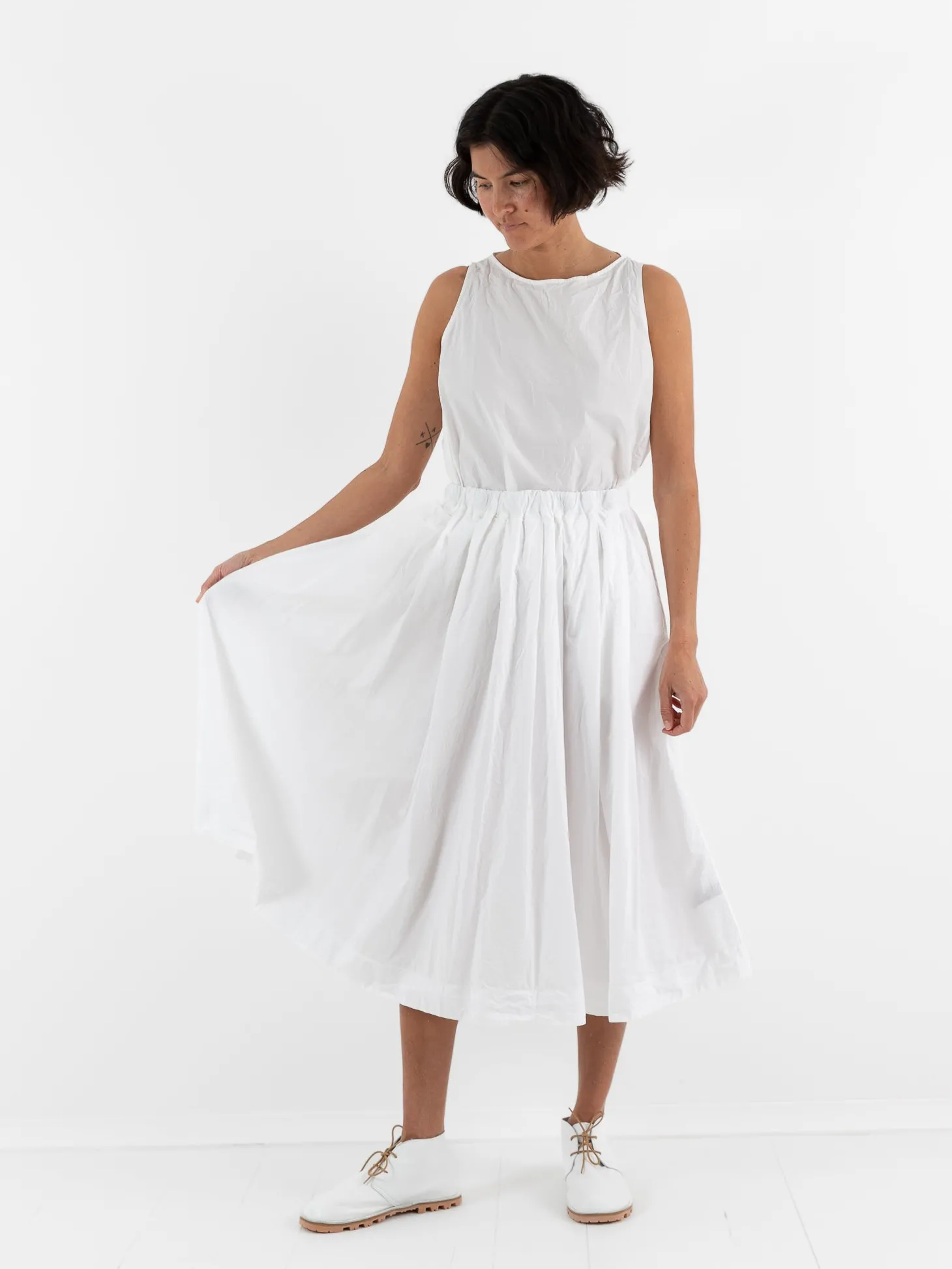 Album Di Famiglia Pleated Long Skirt