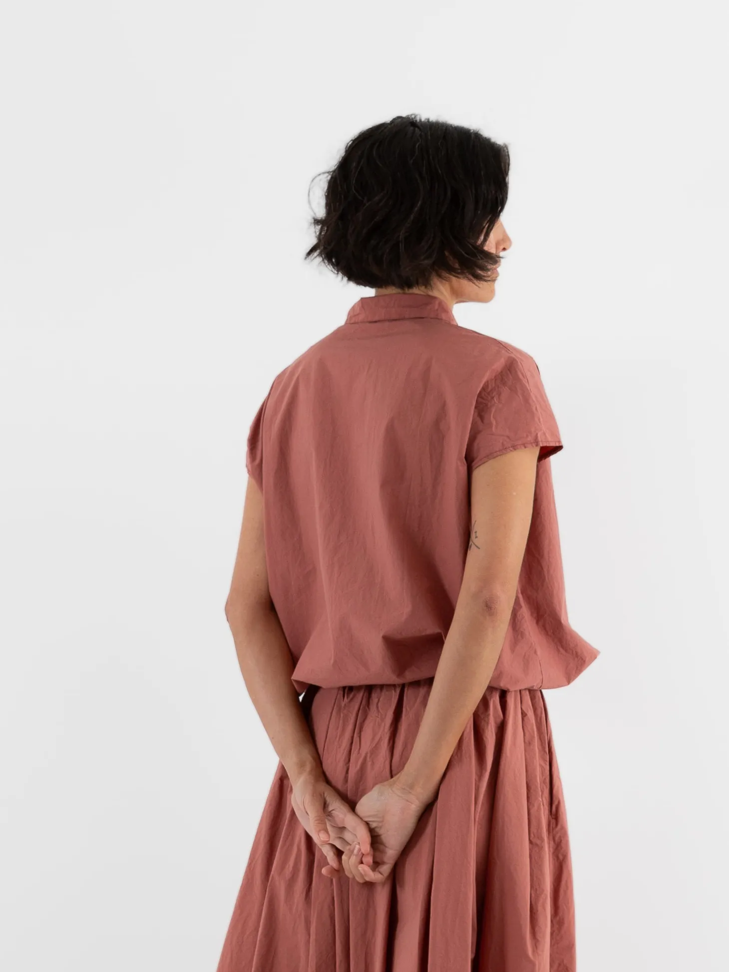Album Di Famiglia Short Sleeveless Tie Shirt