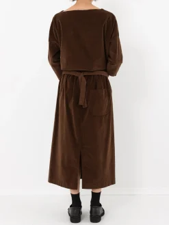 Album Di Famiglia Velvet Wrap Skirt