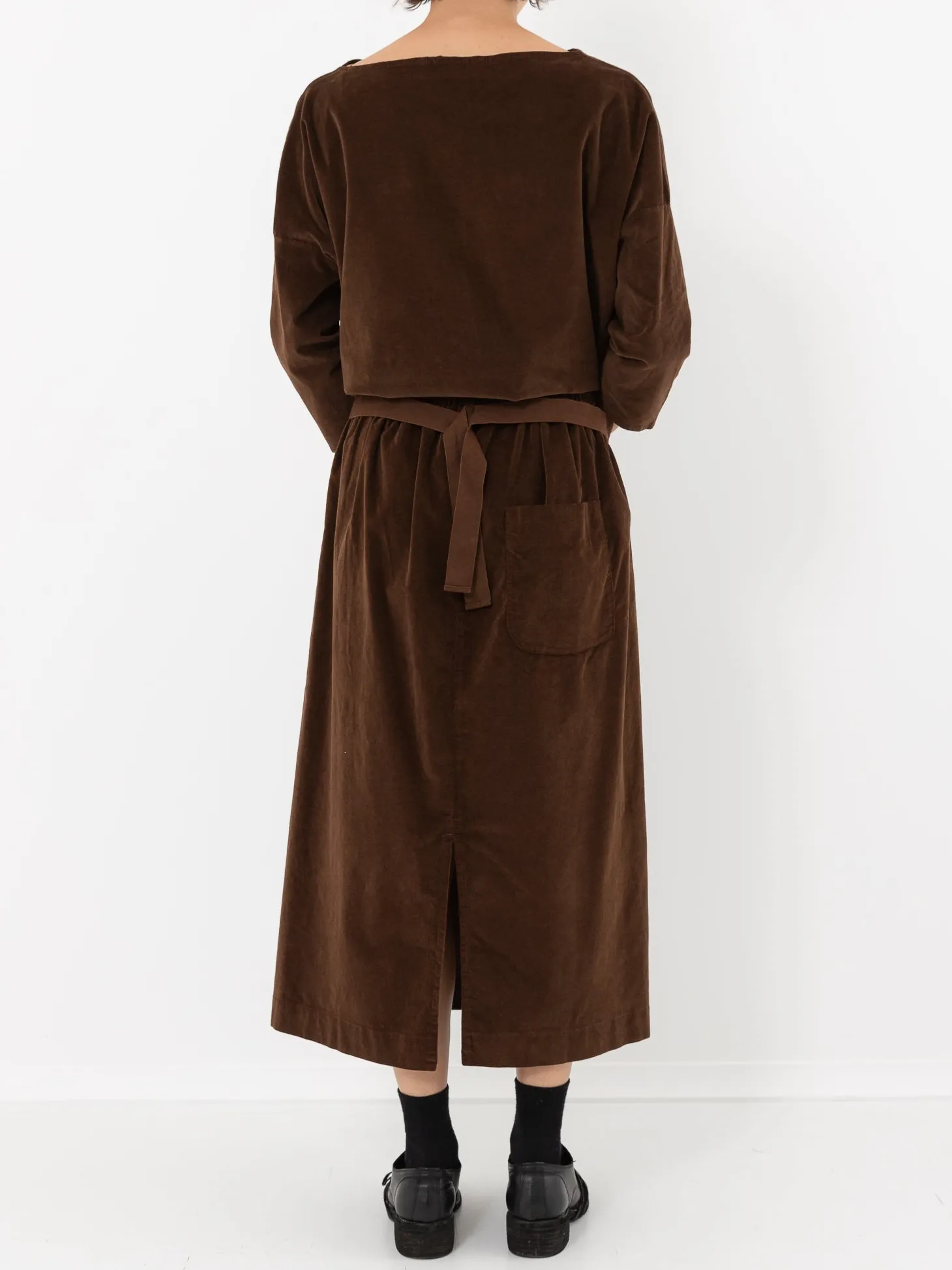Album Di Famiglia Velvet Wrap Skirt