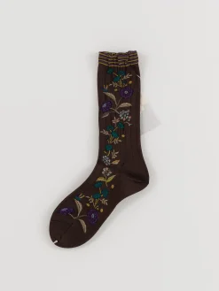 Antipast Bouquet Socks in Brown