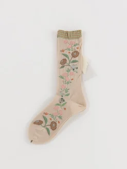 Antipast Bouquet Socks in Ivory