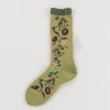 Antipast Bouquet Socks in Lime