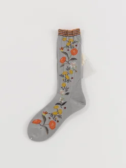Antipast Bouquet Socks in Light Grey