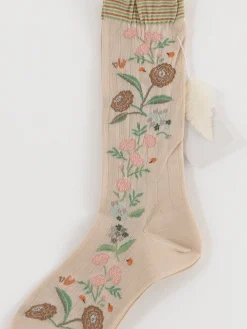 Antipast Bouquet Socks in Ivory