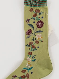Antipast Bouquet Socks in Lime
