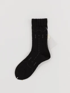 Antipast Lace Fun Socks in Black