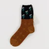 Antipast Lily of the Valley Socks in Camel