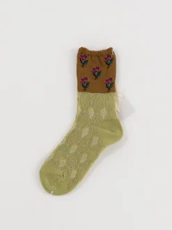 Antipast Lily of the Valley Socks in Green