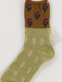 Antipast Lily of the Valley Socks in Green