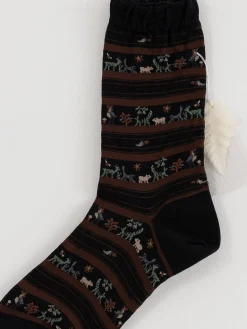 Antipast Parade Safari Socks in Black