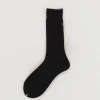 Antipast Rib Socks in Black