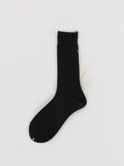 Antipast Rib Socks in Black