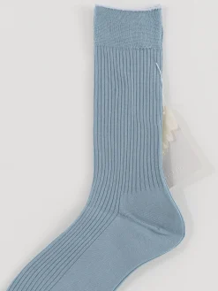 Antipast Rib Socks in Light Blue