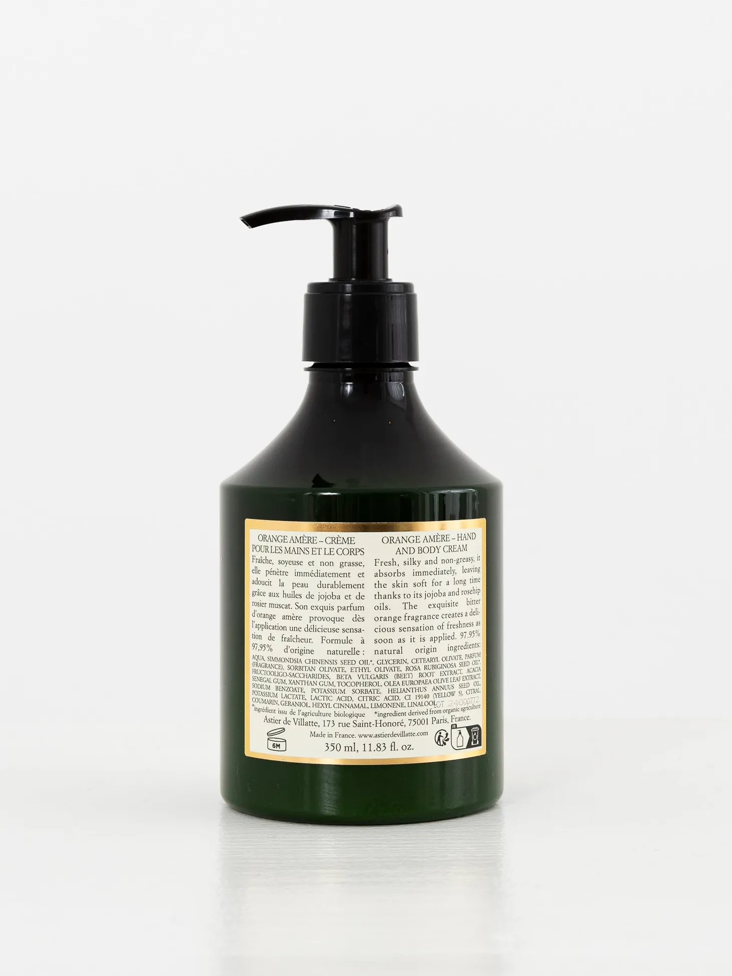 Astier de Villatte Orange Amère Body and Hand Cream