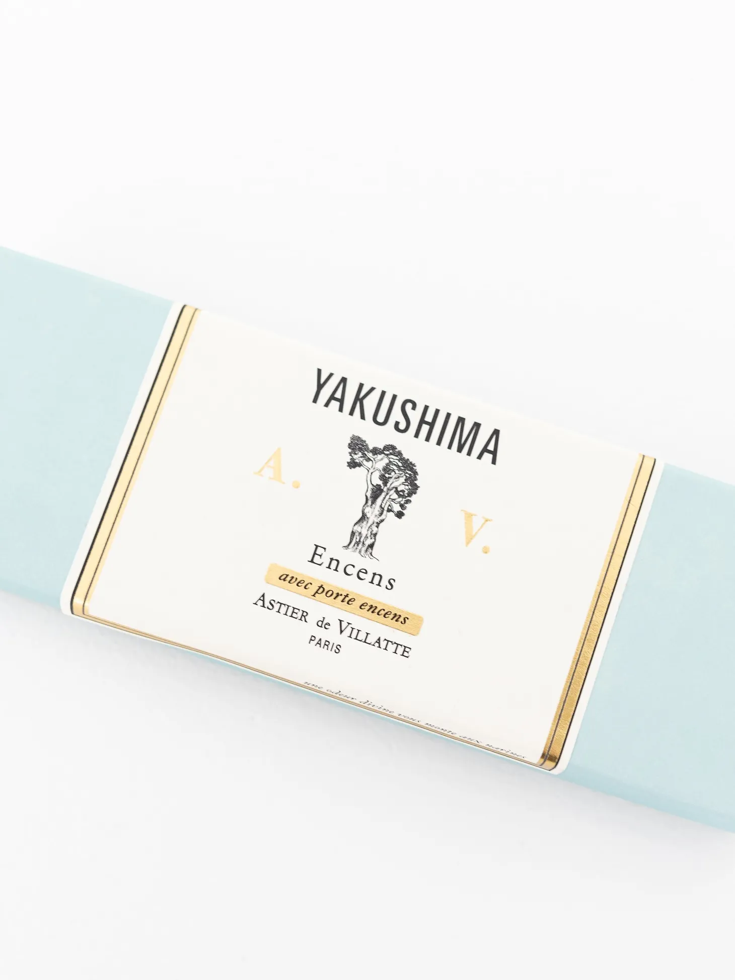 Astier de Villatte Yakushima Incense with Ceramic Flower Holder