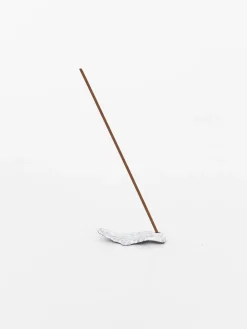 Astier de Villatte Yakushima Incense with Ceramic Flower Holder