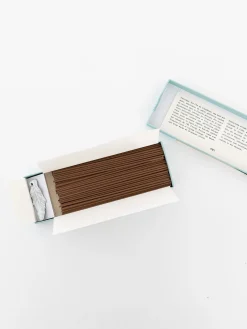 Astier de Villatte Yakushima Incense with Ceramic Flower Holder