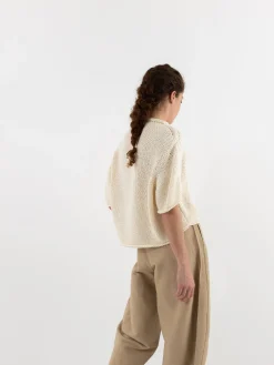 Boboutic Short Sleeve Sweater