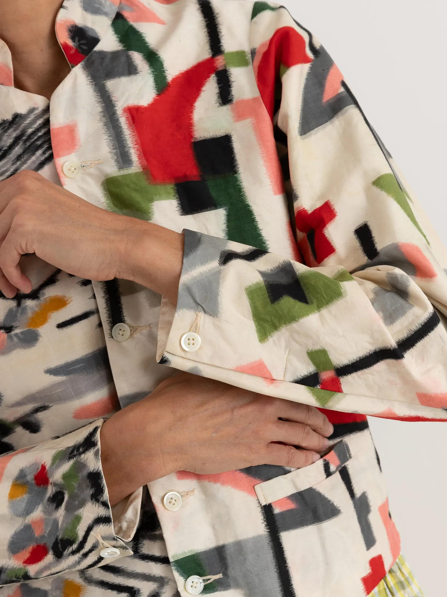 Christian Peau Ikat Jacket