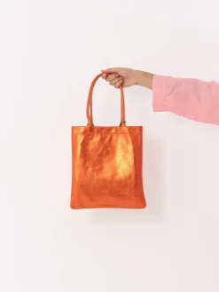 Christian Peau Small Tote, Marigold