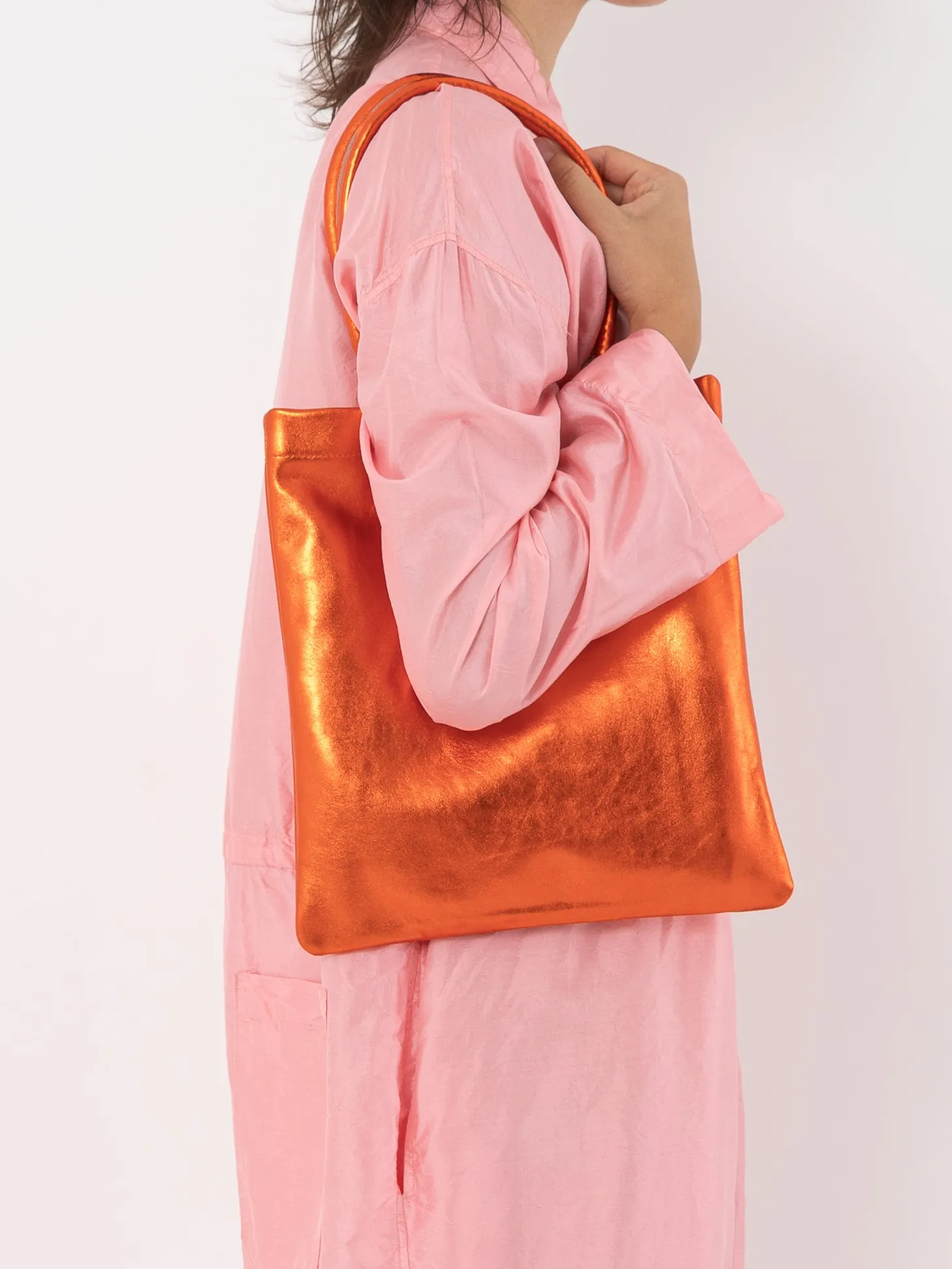 Christian Peau Small Tote, Marigold