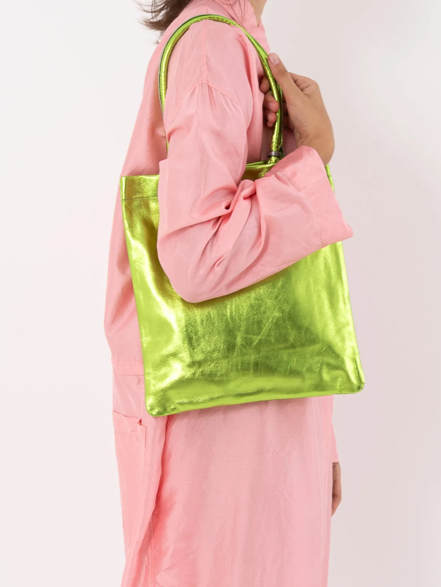 Christian Peau Small Tote, Green