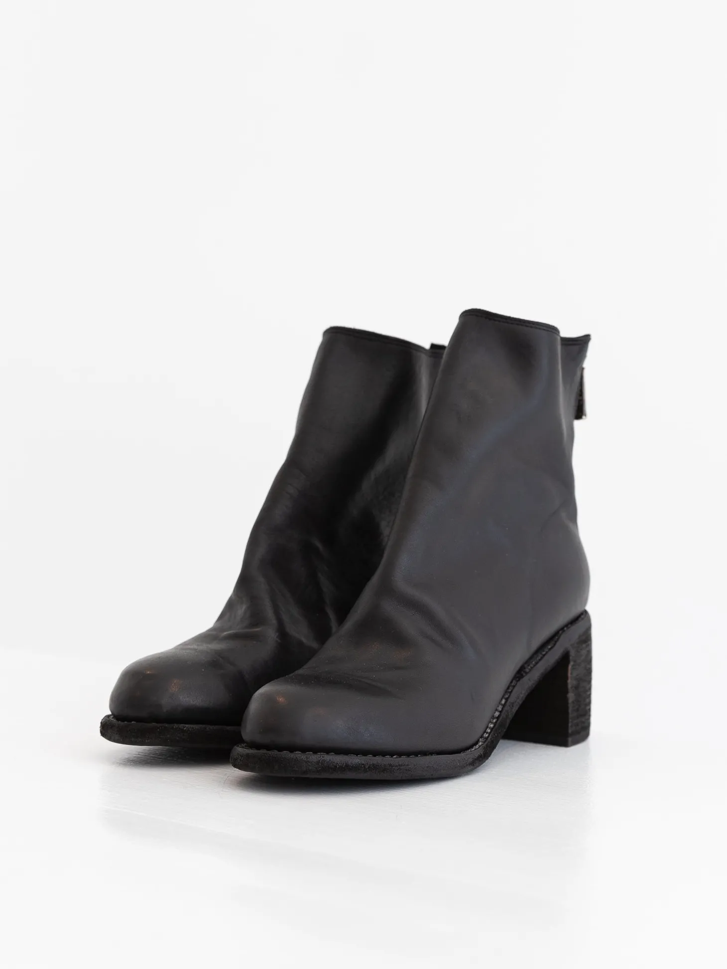 Guidi Back Zip Boot M86, Black