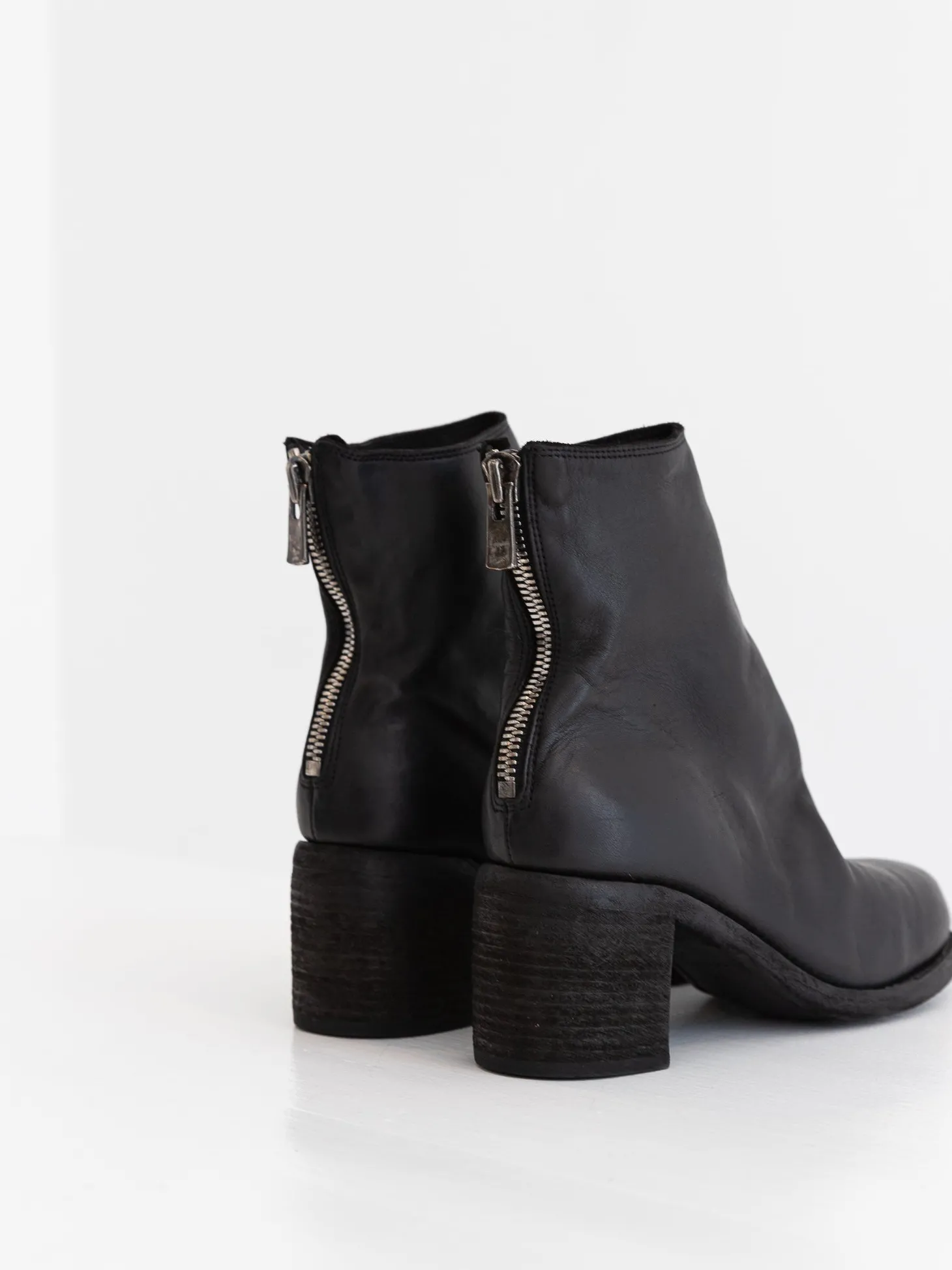 Guidi Back Zip Boot M86, Black
