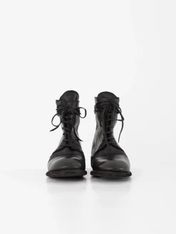 Guidi Front Tie/Back Zip Boot 995BZ, Black