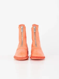 Guidi Front Zip Boot 210, Coral