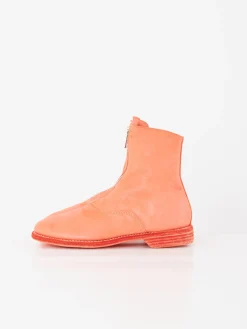 Guidi Front Zip Boot 210, Coral