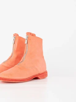 Guidi Front Zip Boot 210, Coral