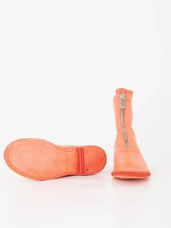 Guidi Front Zip Boot 210, Coral