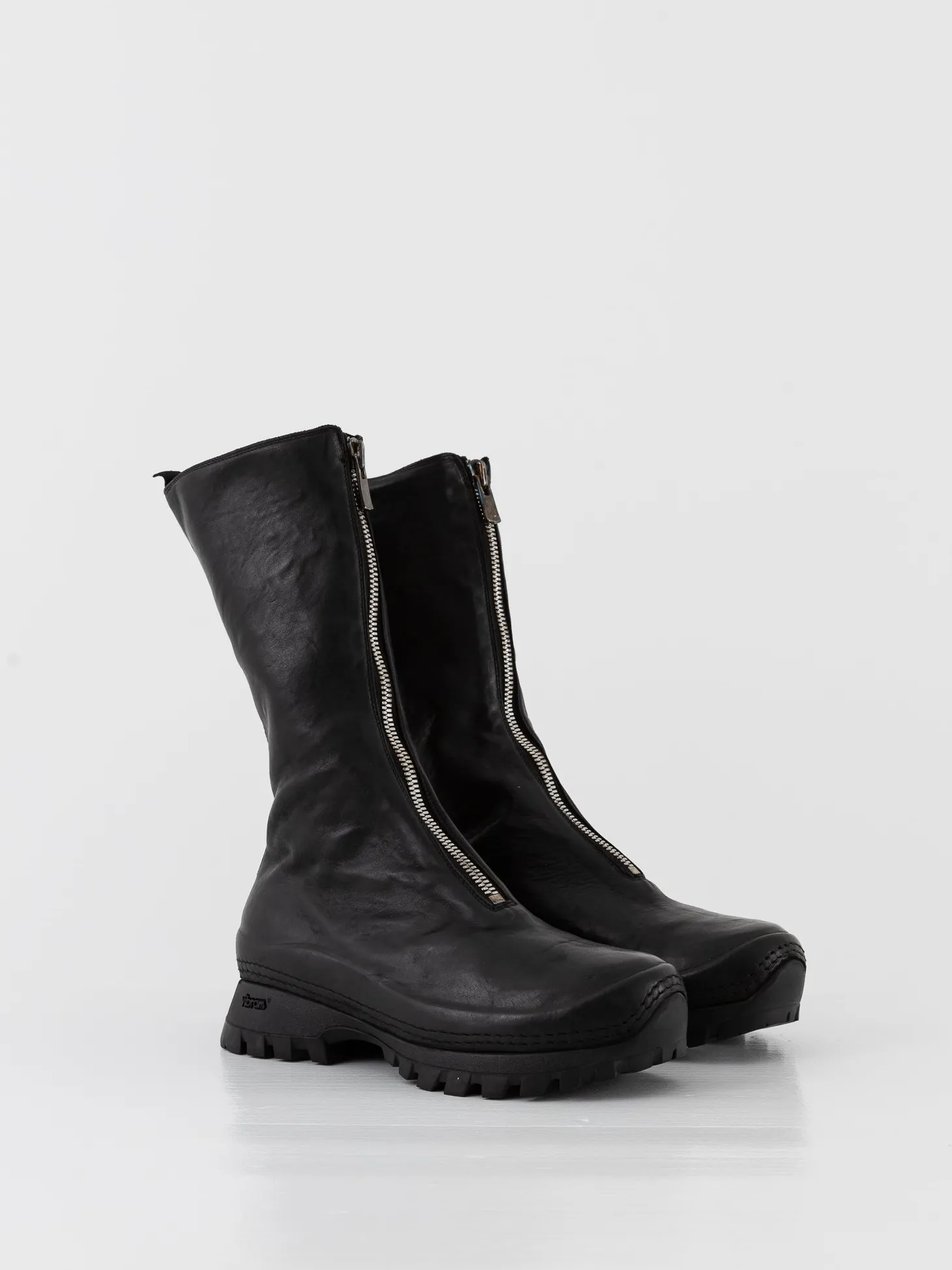 Guidi Front Zip High Sneaker Boot VS09