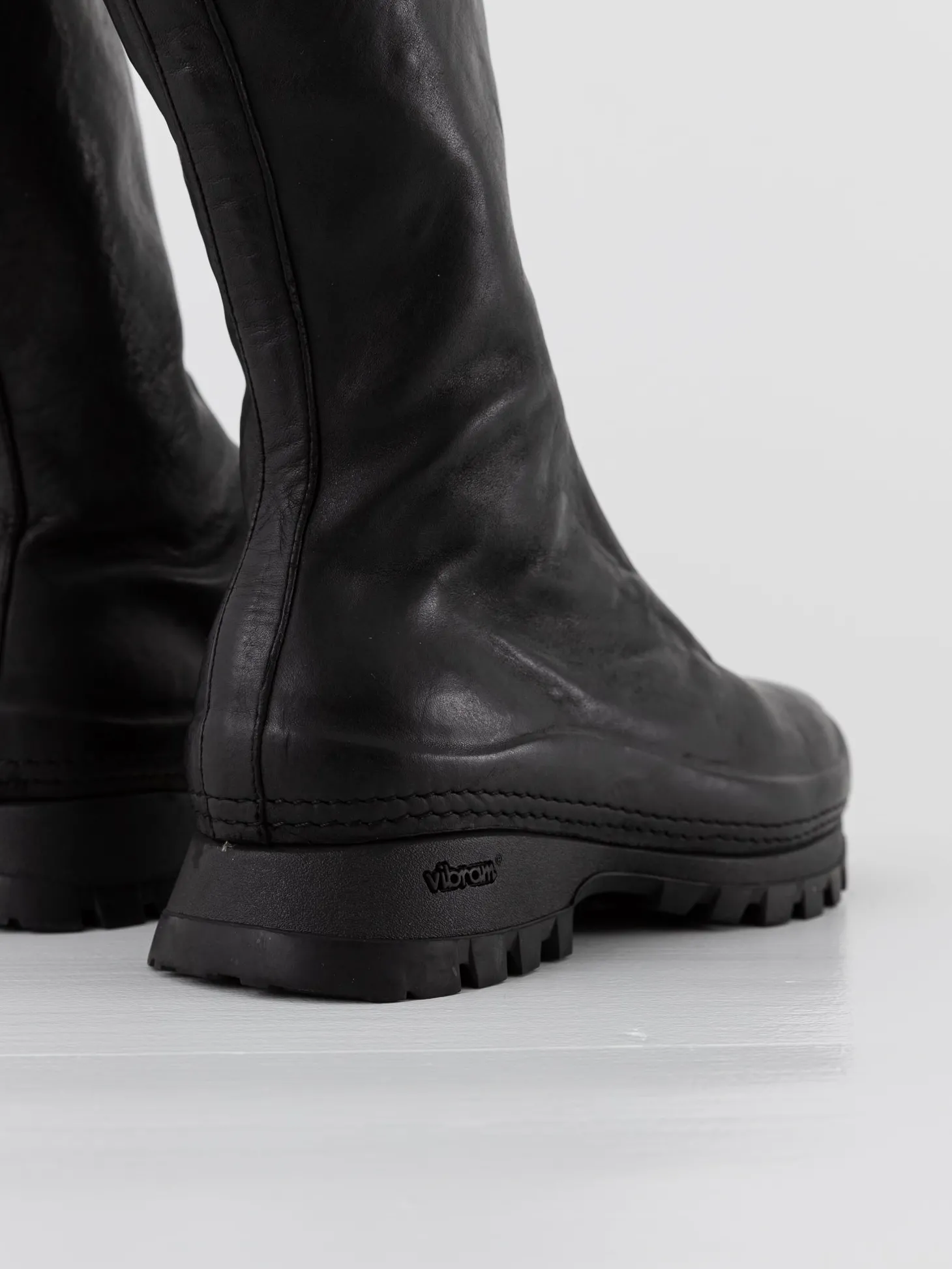 Guidi Front Zip High Sneaker Boot VS09