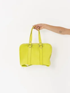 Guidi GB0 Handbag, Neon Yellow