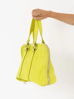 Guidi GB0 Handbag, Neon Yellow