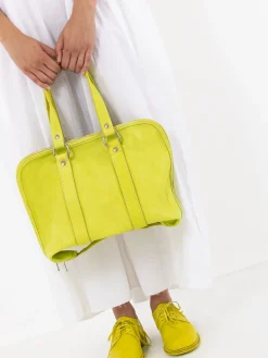 Guidi GB0 Handbag, Neon Yellow