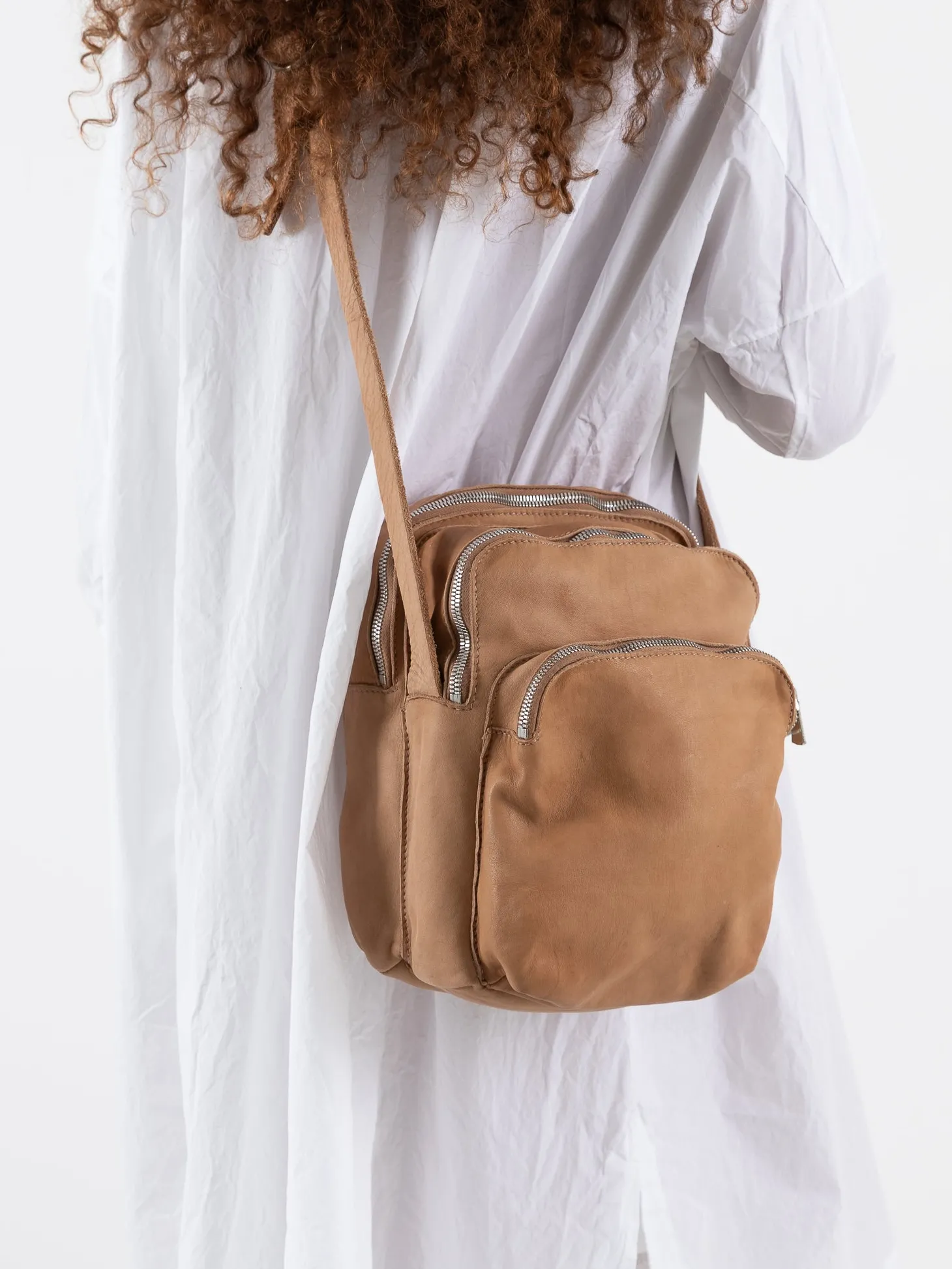 Guidi Triple Zip Bag BR01