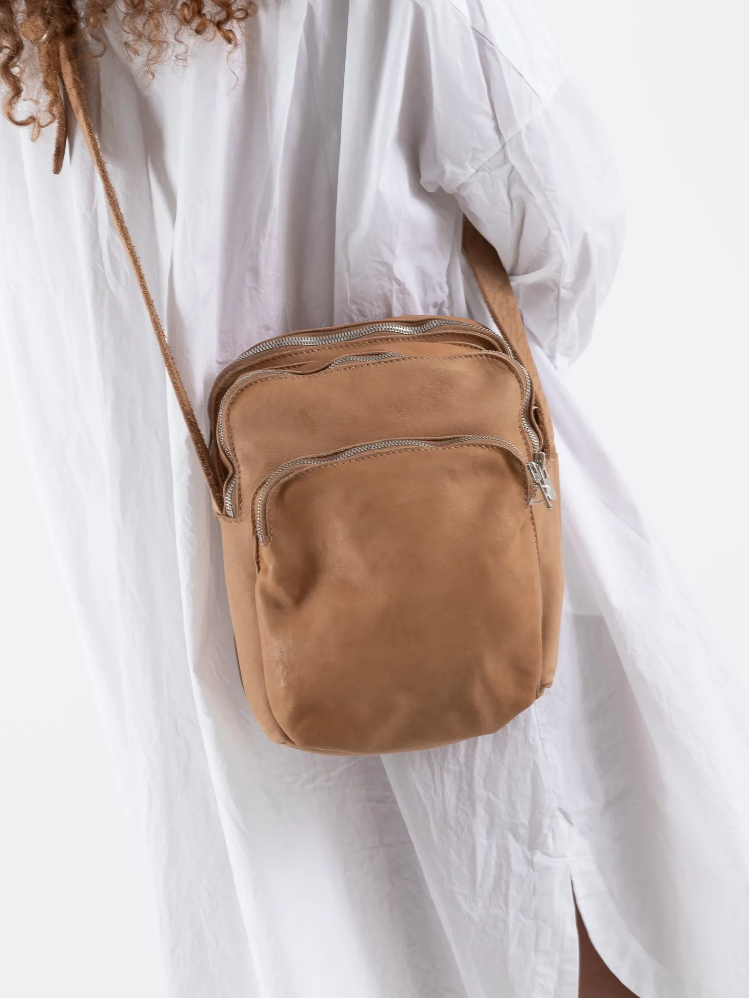 Guidi Triple Zip Bag BR01