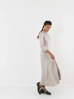 Hazel Brown Felled Seam Dress