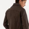 Hazel Brown Little Leather Jacket