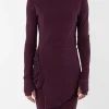 Marc LeBihan High Neck Knit Top