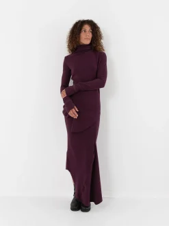 Marc LeBihan High Neck Knit Top