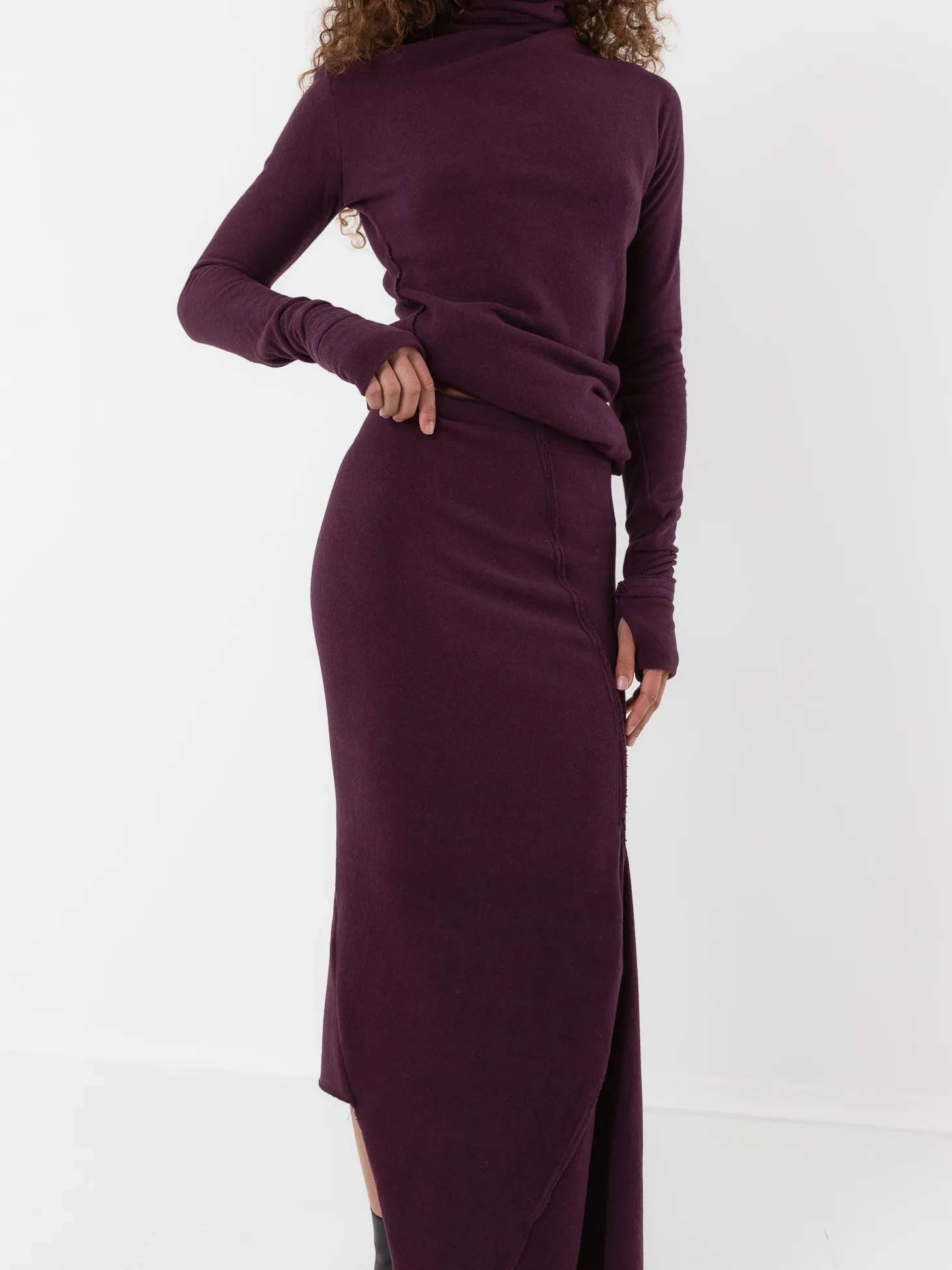 Marc LeBihan Knit Skirt