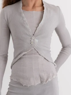 Marc LeBihan Stretch Silk Jacket