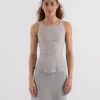 Marc LeBihan Stretch Silk Tank