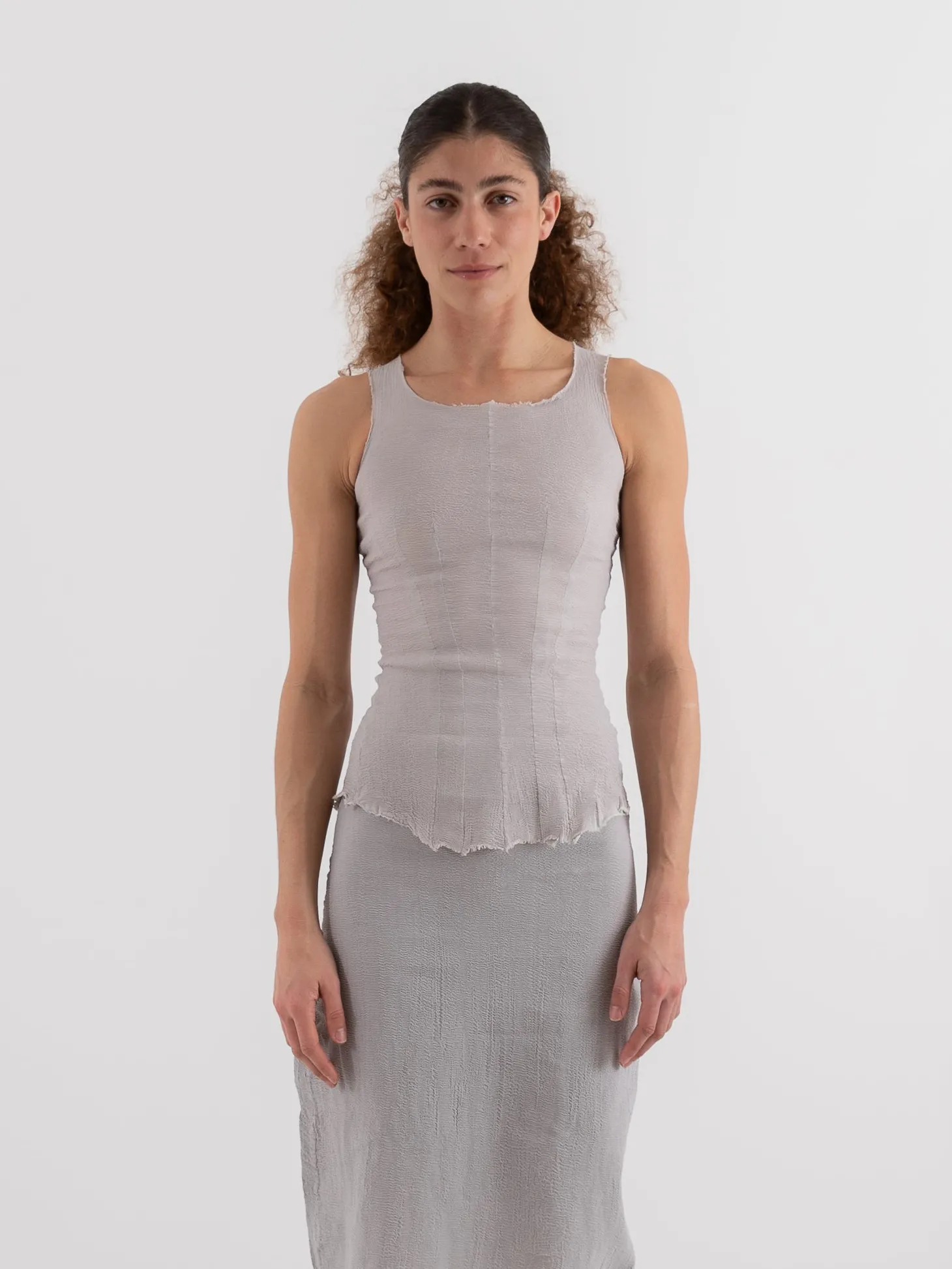 Marc LeBihan Stretch Silk Tank